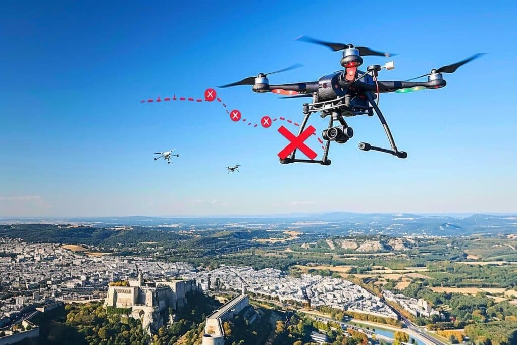 Zones interdites au survol des drones en France : carte et règles